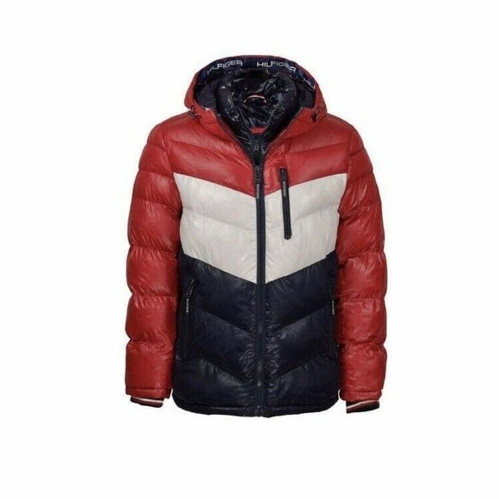 Tommy Hilfiger Men's Chevron Puffer Jacket